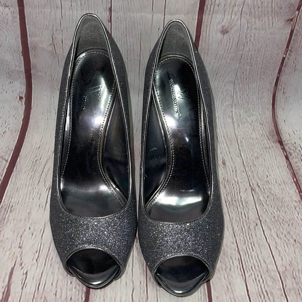 Worthington Womans glittery heels - Picture 2 of 12